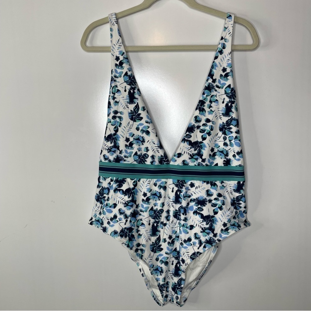Aerie Deep V Plunge Neckline One Piece Swimsuit XXL